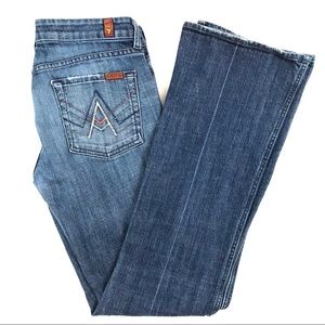7 For All Mankind The “A” Pocket Medium Wash Jeans